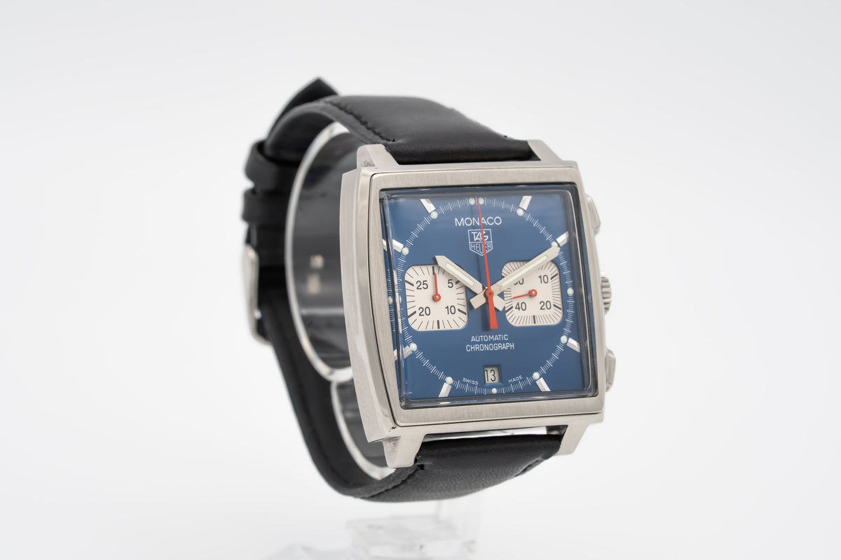 TAG Heuer Monaco CW2113 Steve McQueen Chronograph Stahl Automatik 38mm
