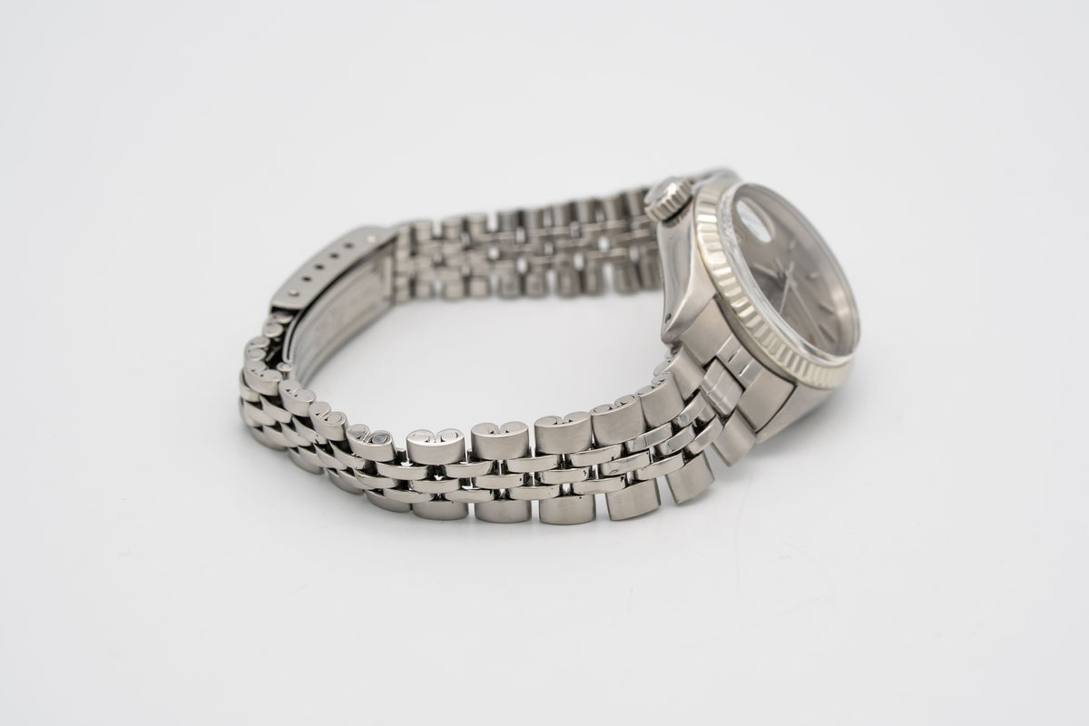 Rolex Lady-Datejust 6917 Rare Grey Dial Stahl Weissgold 750 Automatik 26mm
