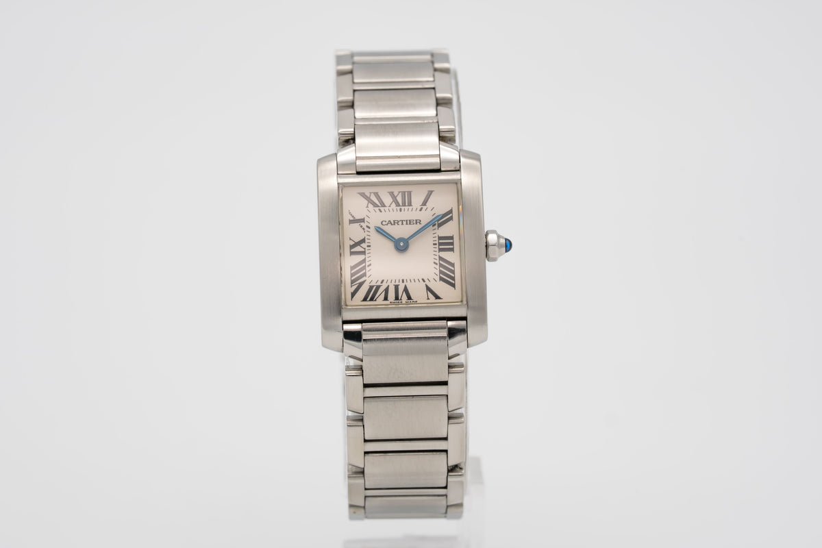 Cartier Tank Française Lady 2384 Stainless Steel 20mm