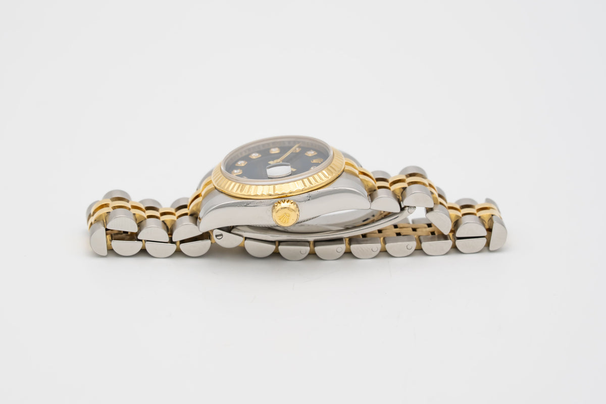 Rolex Lady-Datejust 179173 Factory Diamond Dial Stahl Gelbgold 750 Automatik 26m