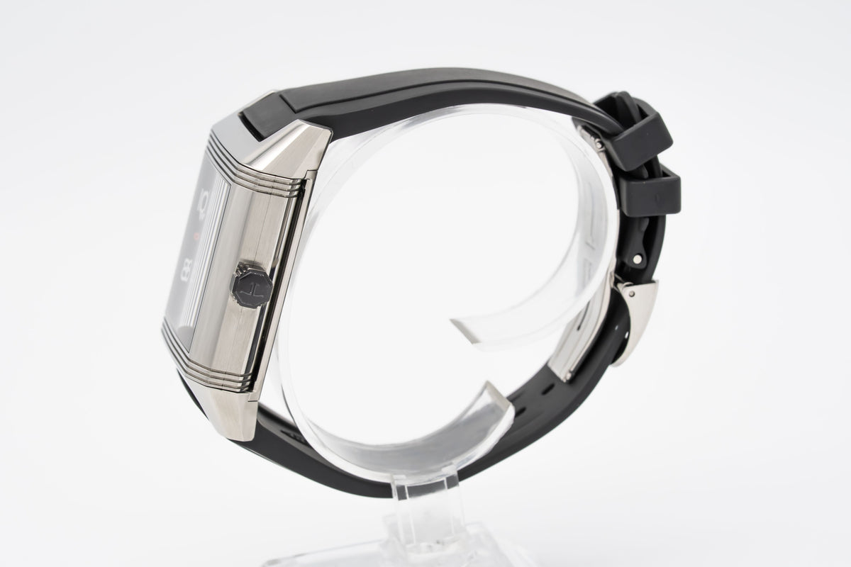 Jaeger-LeCoultre Reverso Squadra Hometime 230.8.77 Stainless Steel Automatic 35mm Papers