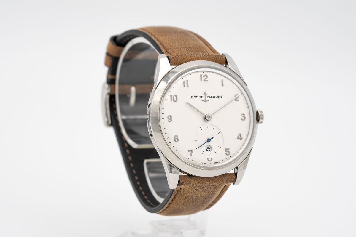 Ulysse Nardin Classico 3203-900 Paul David Full Set Stahl Automatik 39mm