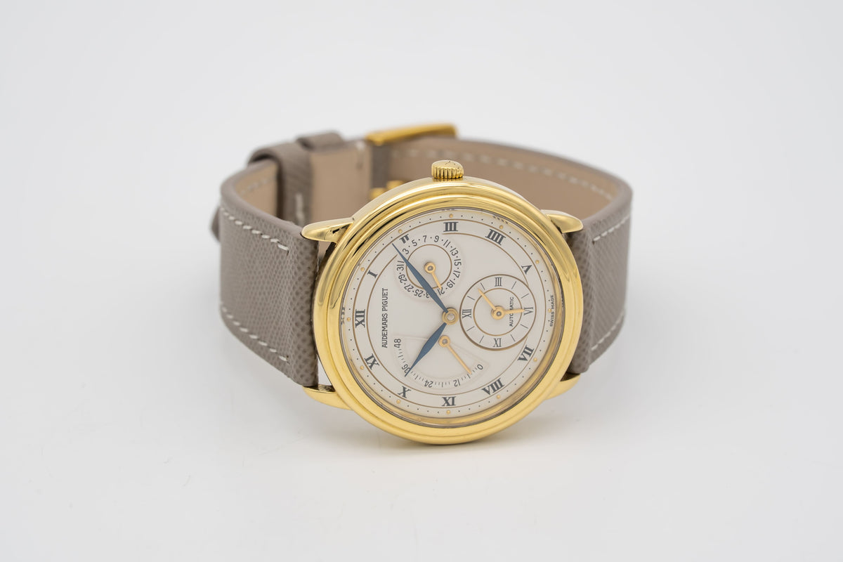 Audemars Piguet Jules Audemars 25685BA Dual Time Gelbgold 750 Automatik 36mm
