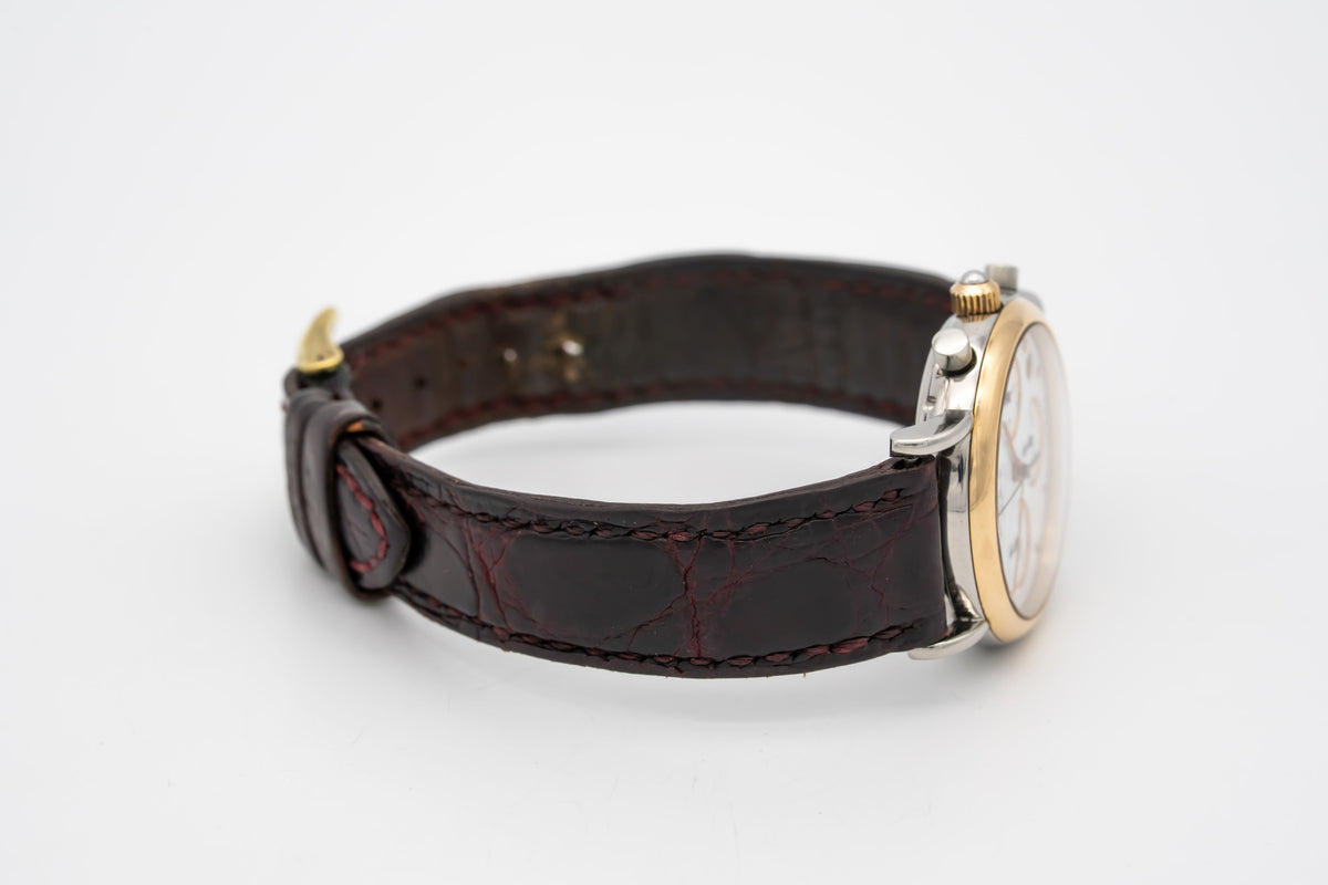 IWC Portofino Chronograph IW3730 Ladies Stahl Gelbgold 750 29mm