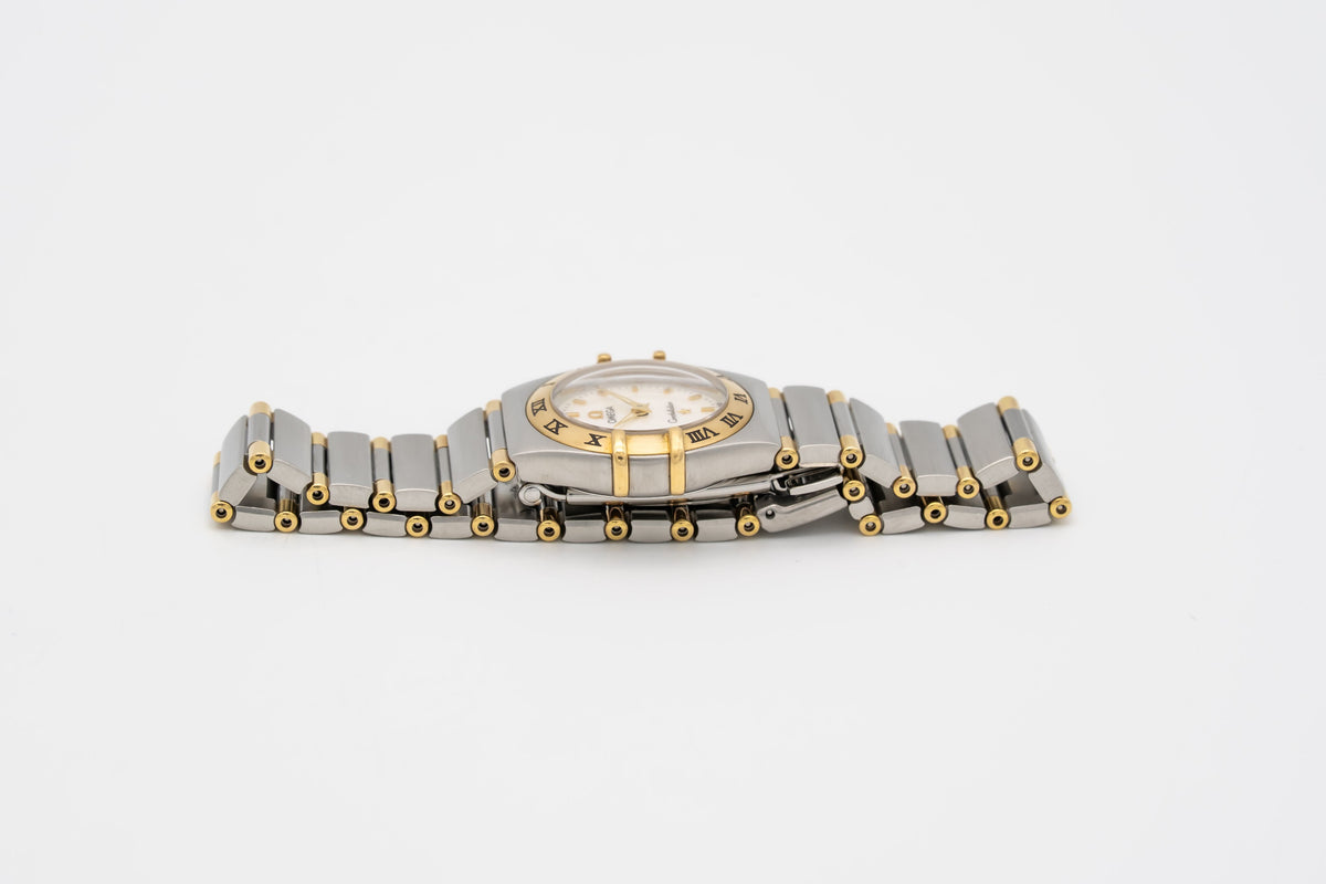 Omega Constellation Ladies Lady MOP Dial Stahl Gelbgold 750 22.5mm