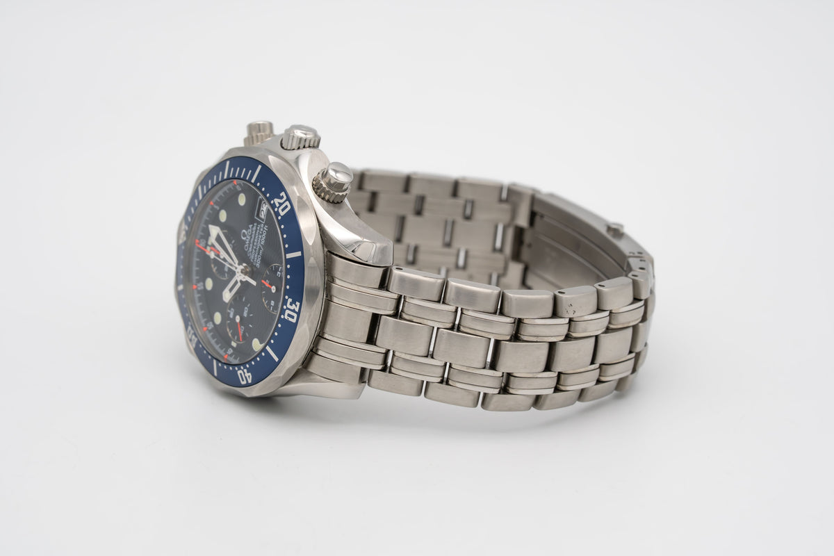 Omega Seamaster Diver 300 M 2599.80.00 Rare Non Polie Acier Automatique 41mm Papiers