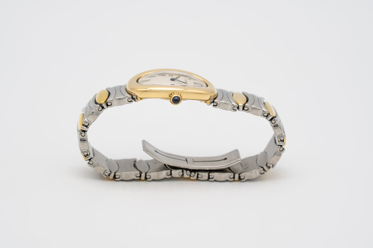 Cartier Baignoire 8057910 Lady Stahl Gelbgold 750