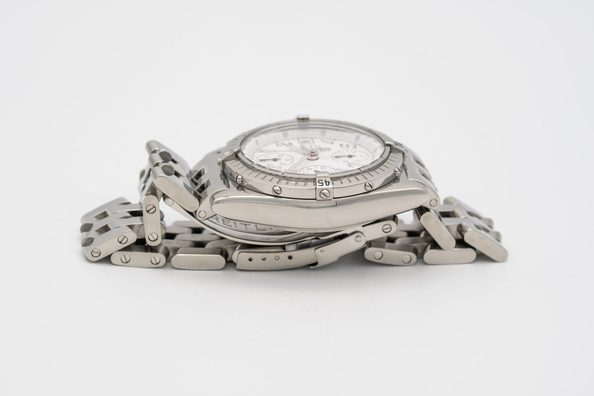 Breitling Blackbird Chronomat A13350 Stahl Automatik 40mm Papers