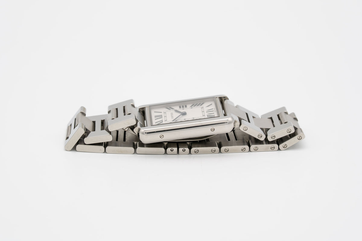 Cartier Tank Solo 3169 Stainless Steel Papers 27mm