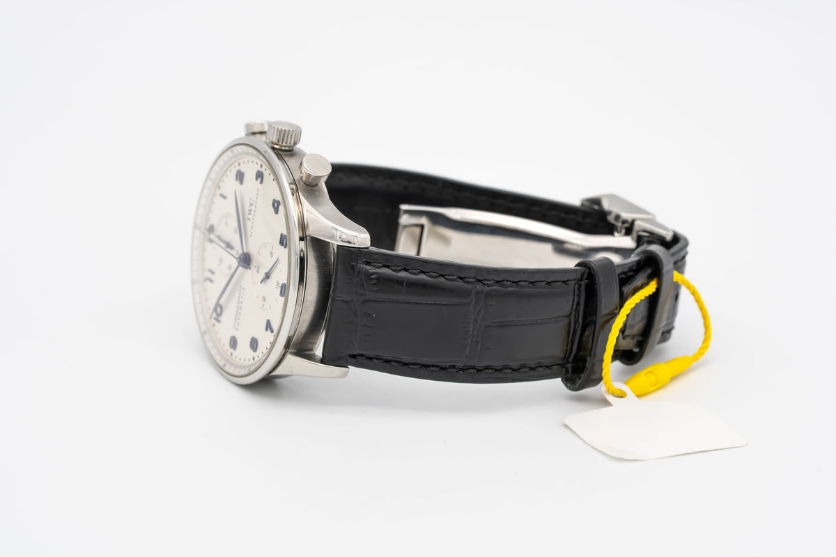 IWC Portugieser Chronograph IW371446 Portuguese Stahl Automatik 41mm Papers