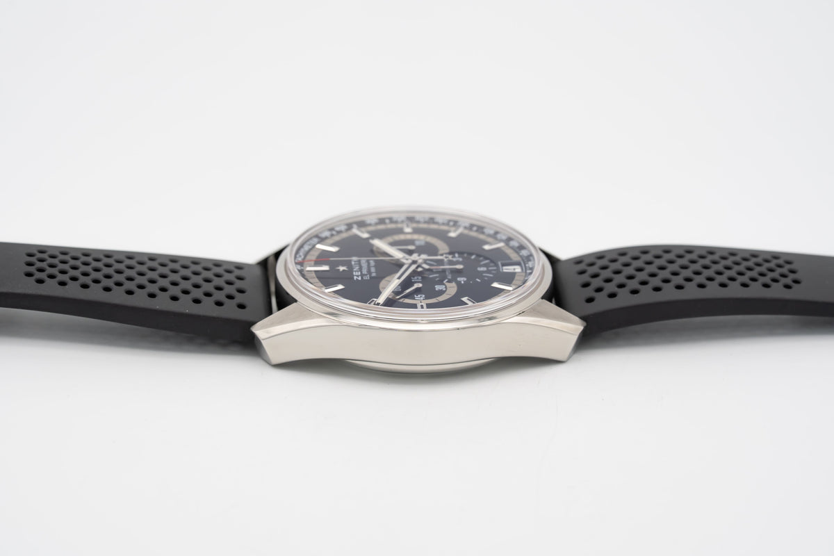 Zenith El Primero 36'000 VpH Stainless Steel Automatic 42mm Papers