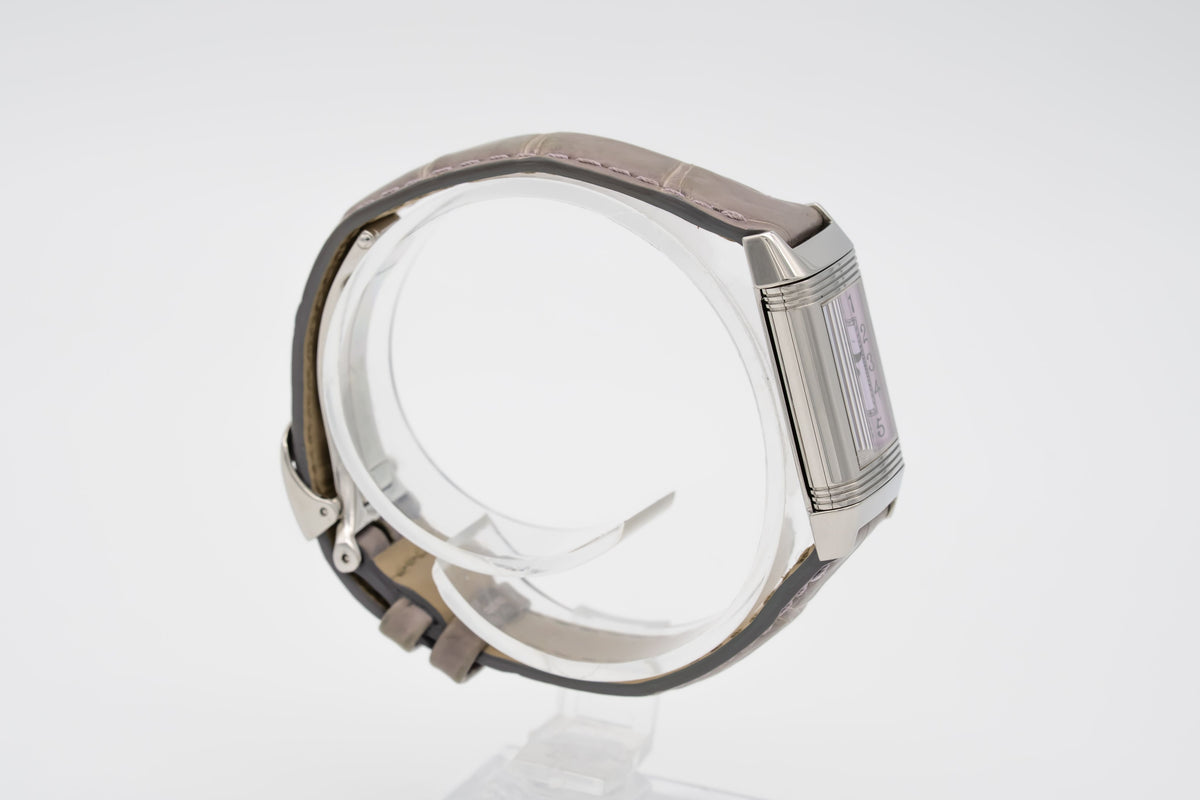 Jaeger-LeCoultre Reverso Lady 260.8.08 Rare Pink Dial Stainless Steel 20mm