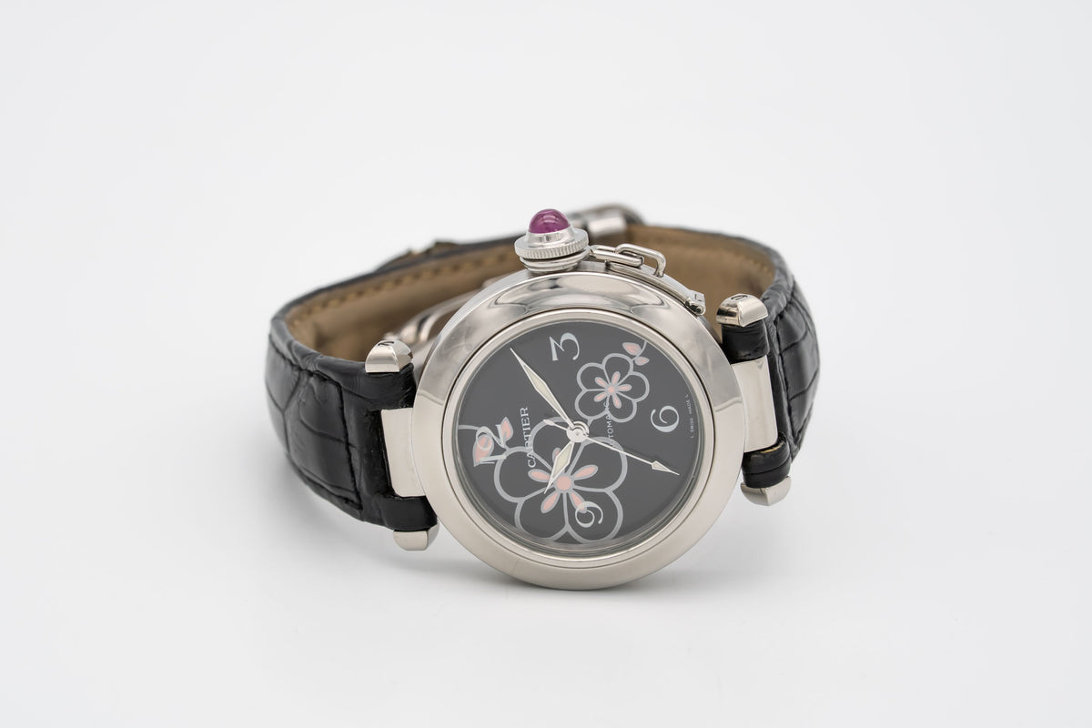 Cartier Pasha C 2324 Stainless Steel Automatic Papers