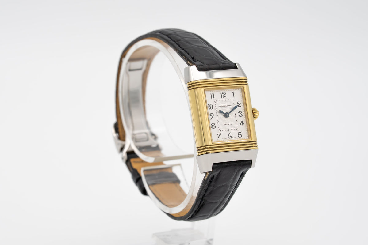 Jaeger-LeCoultre Reverso Duetto 266.5.44 MOP Fatory Diamonds Stahl Gelbold 750 Lady