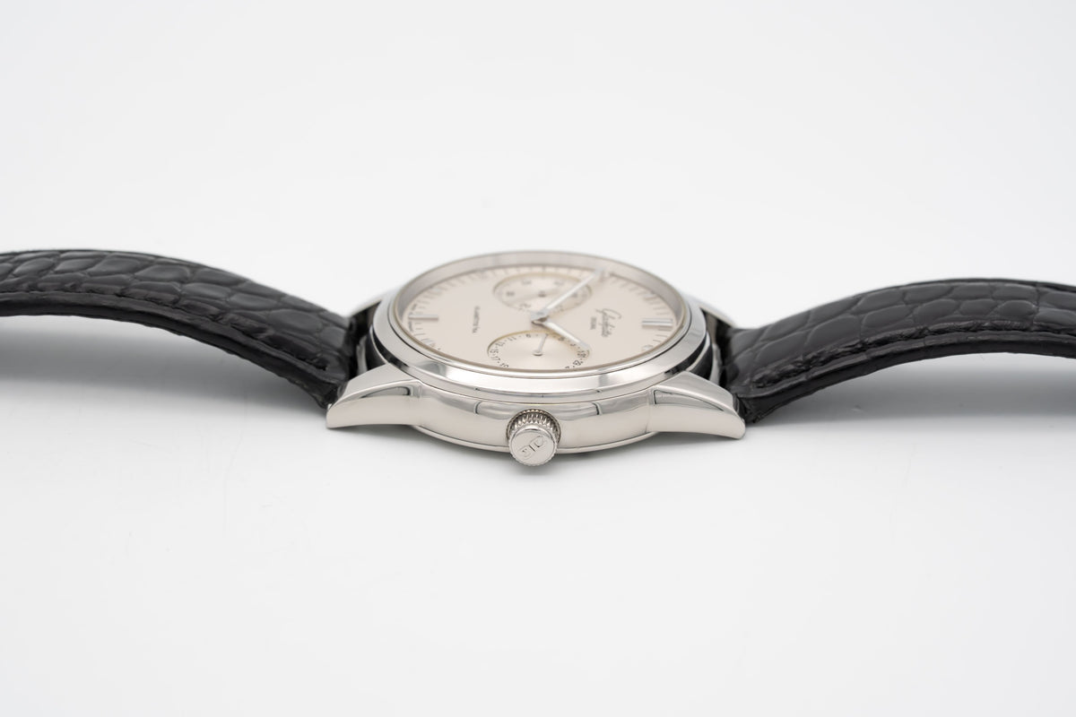 Glashütte Original Senator Hand Date Stainless Steel Automatic 40mm