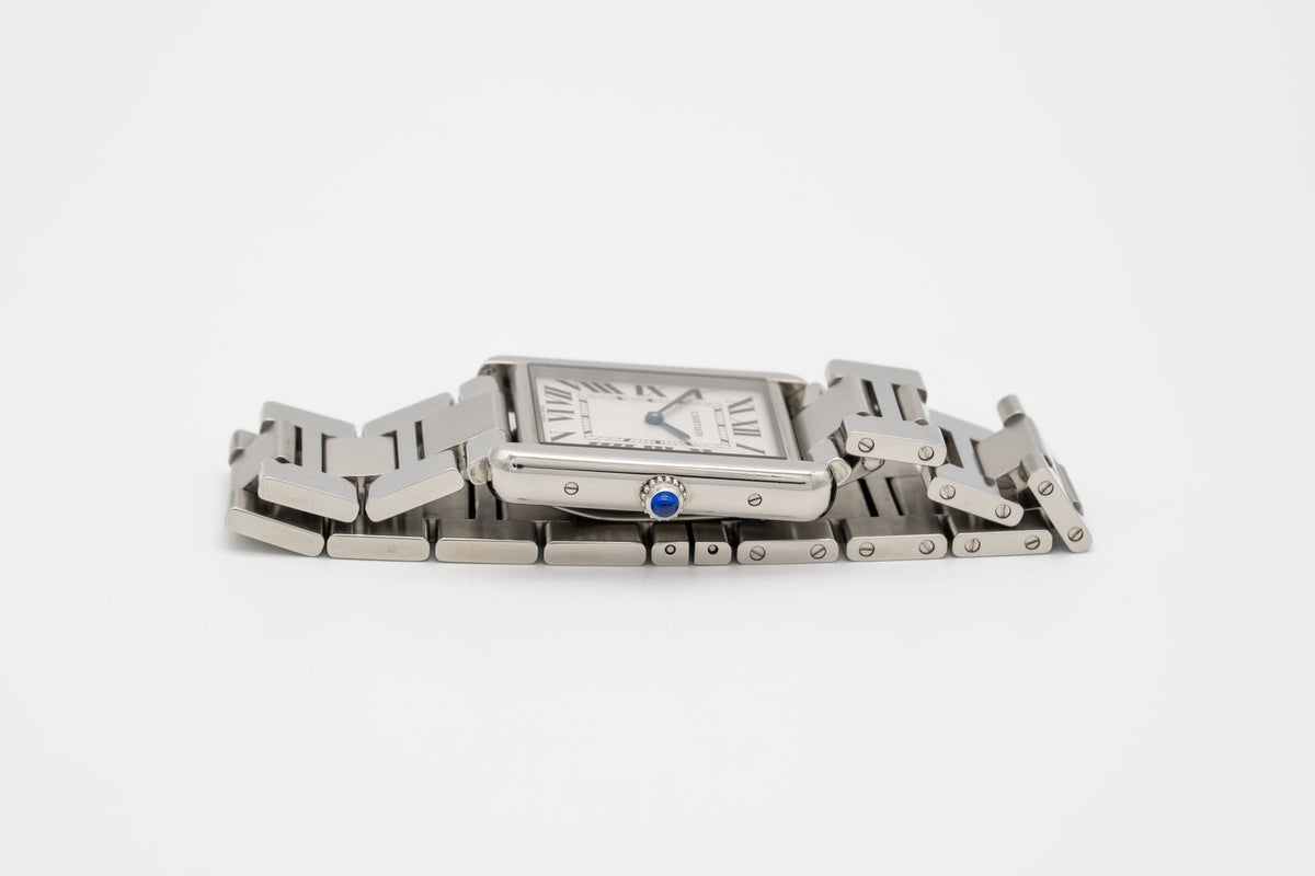 Cartier Tank Solo 3169 Stainless Steel Papers 27mm