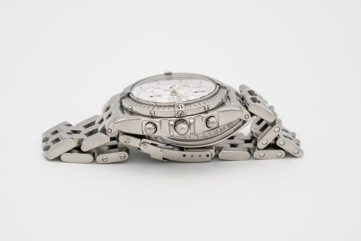 Breitling Blackbird Chronomat A13350 Stahl Automatik 40mm Papers