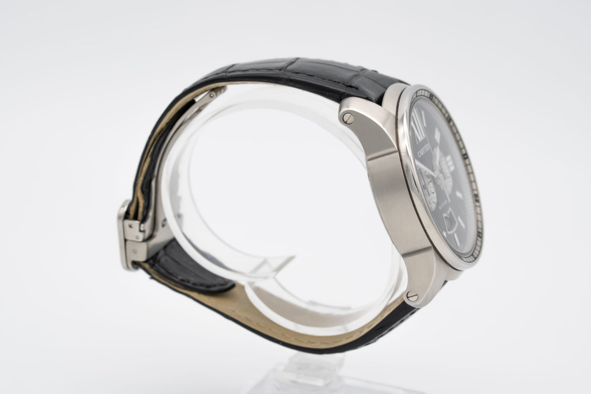 Cartier Calibre de Cartier Chronograph 3578 Chronograph Stainless Steel Automatic 42mm Papers