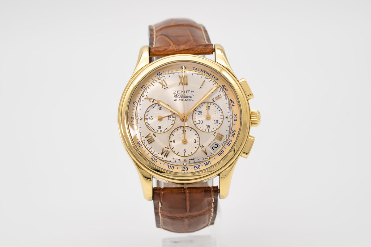 Zenith Prime 18 Karat Yellow Gold Manual Winding 38mm Yellow Gold 750