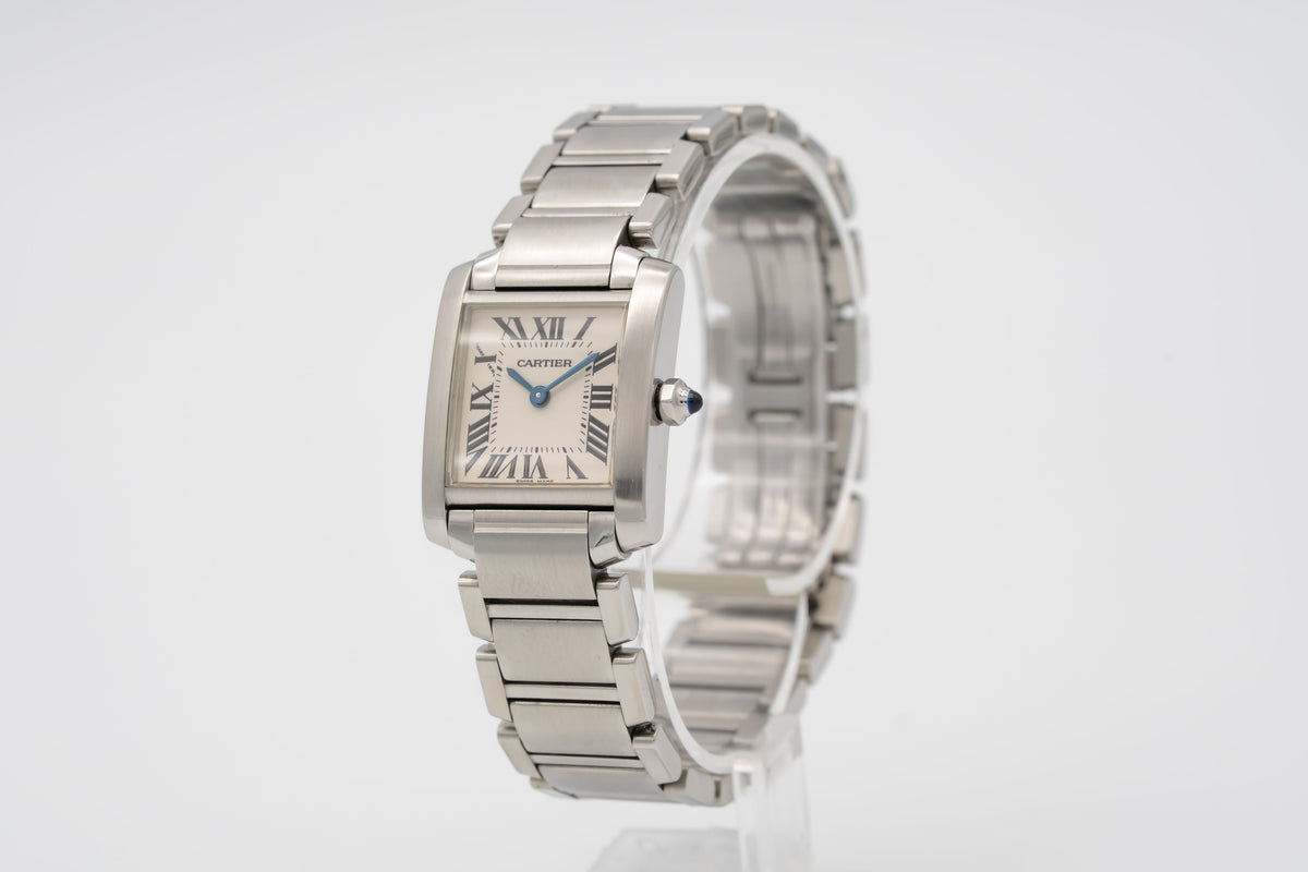 Cartier Tank Française Lady 2384 Stainless Steel 20mm