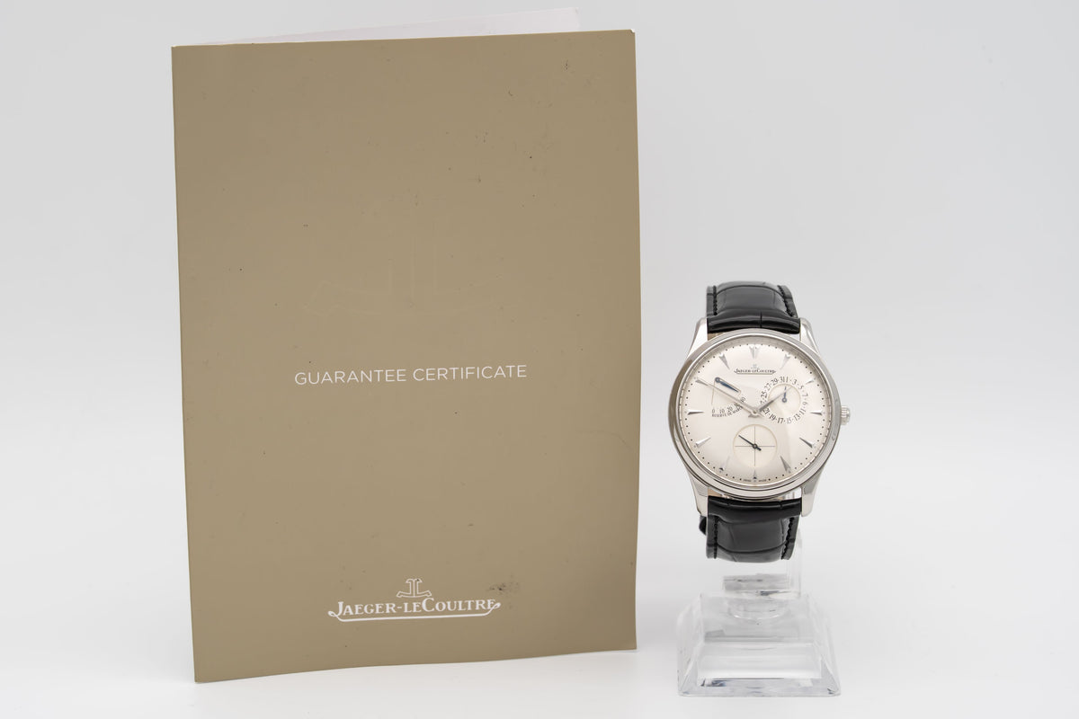 Jaeger-LeCoultre Master Ultra Thin Réserve de Marche Stainless Steel Automatic Papers 39mm