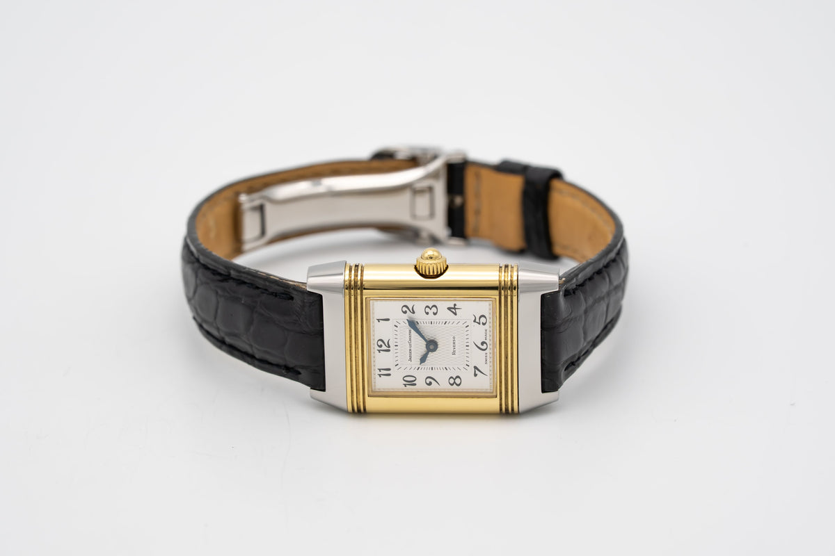 Jaeger-LeCoultre Reverso Duetto 266.5.44 MOP Fatory Diamonds Stahl Gelbold 750 Lady