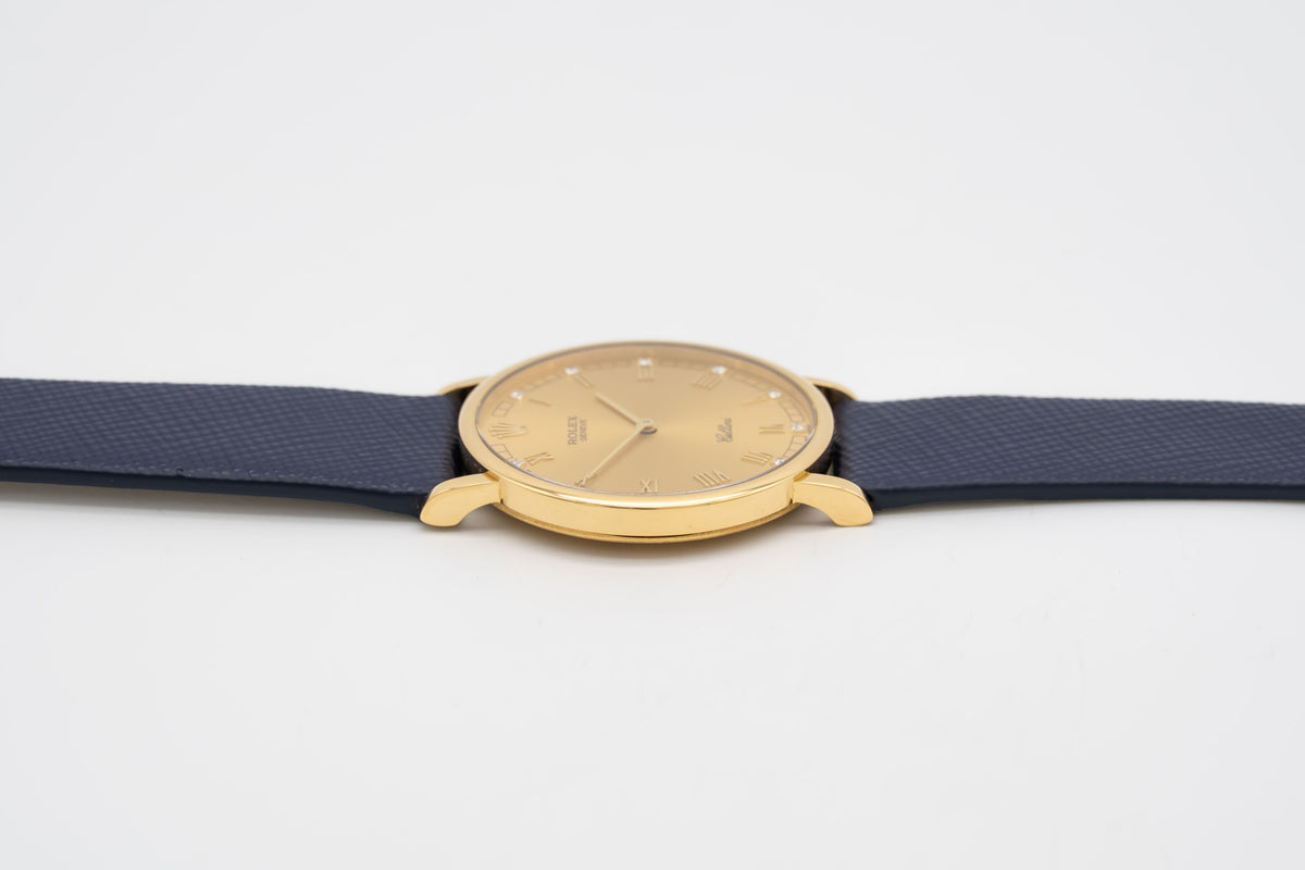 Rolex Cellini 5112 Gelbgold 750 Diamanten Manual Wiinding 32mm