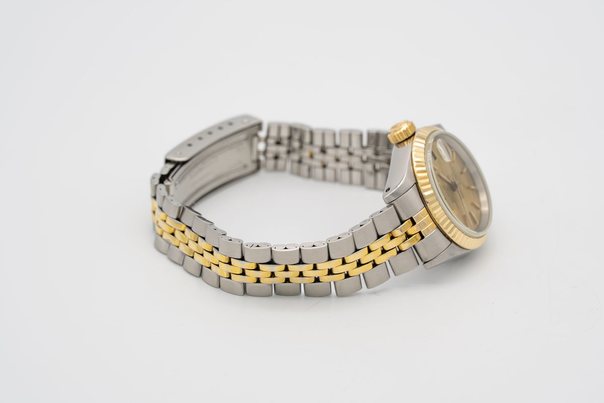 Tudor Prince Oysterdate Lady 92413 Stahl Gelbgold 750 Automatik 25mm Papers