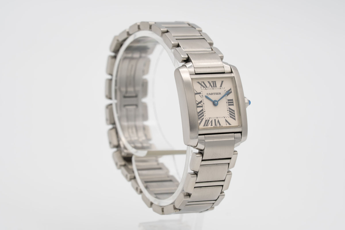Cartier Tank Française Lady 2384 Stainless Steel 20mm