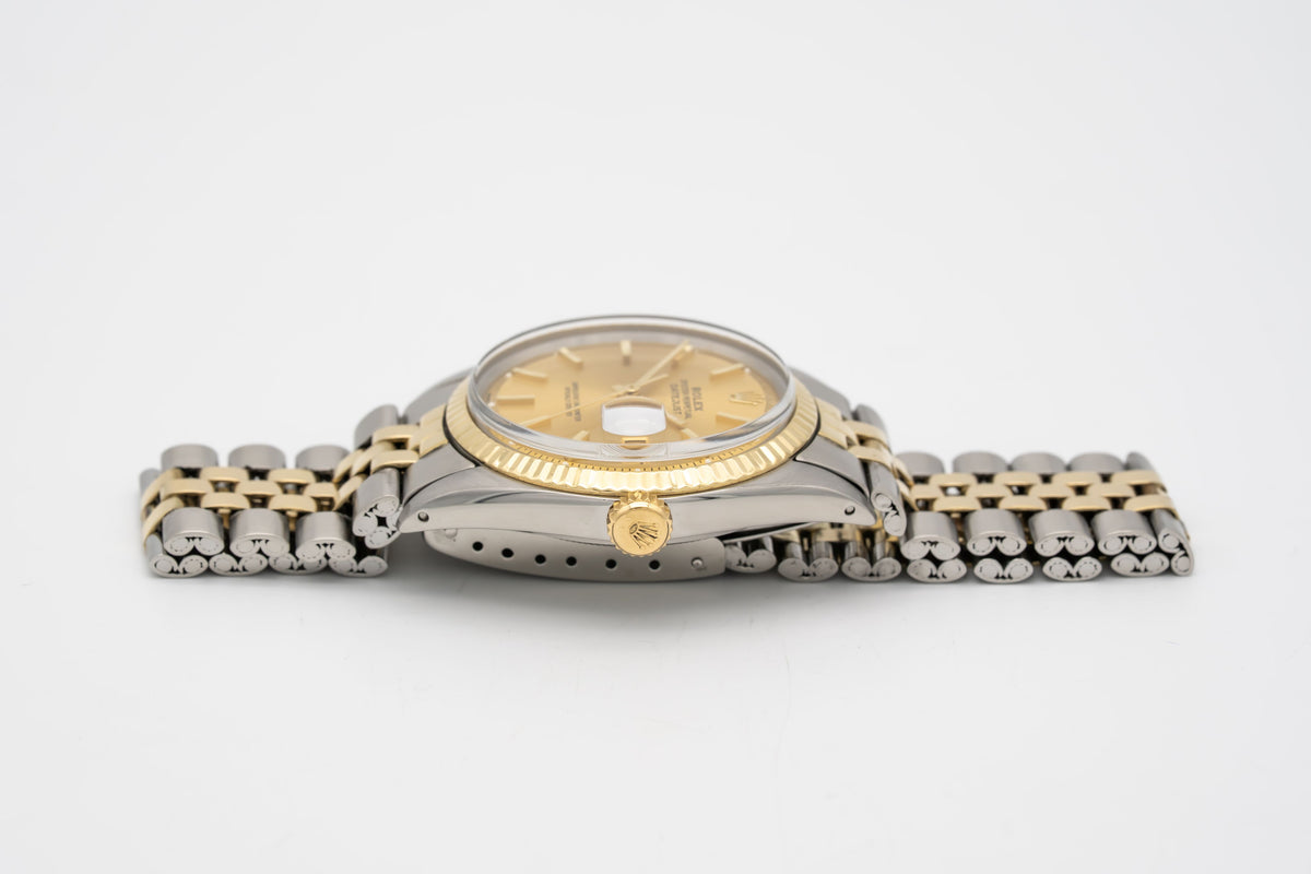 Rolex Datejust 36 1601 Rolex Service Stahl Gelbgold 750 Automatik 36mm