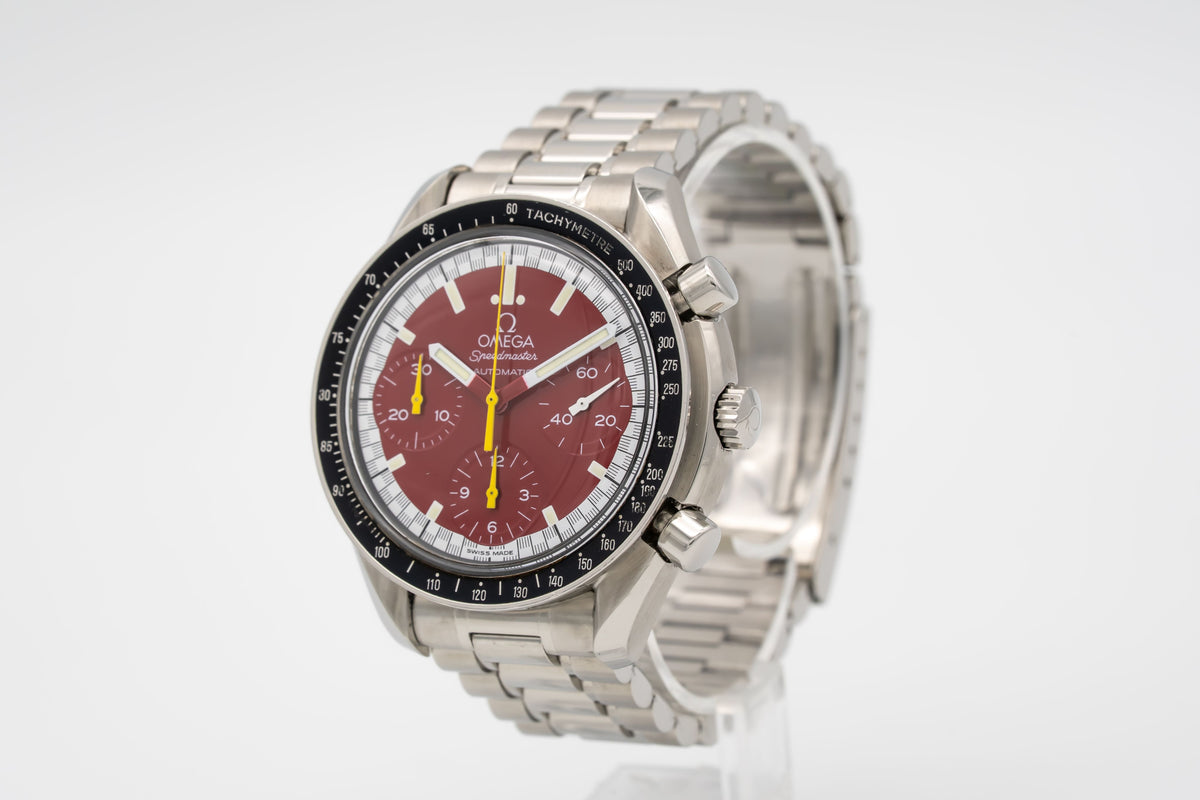 Omega Speedmaster Reduced Rare Schumacher Edition Stahl Automatik 39mm
