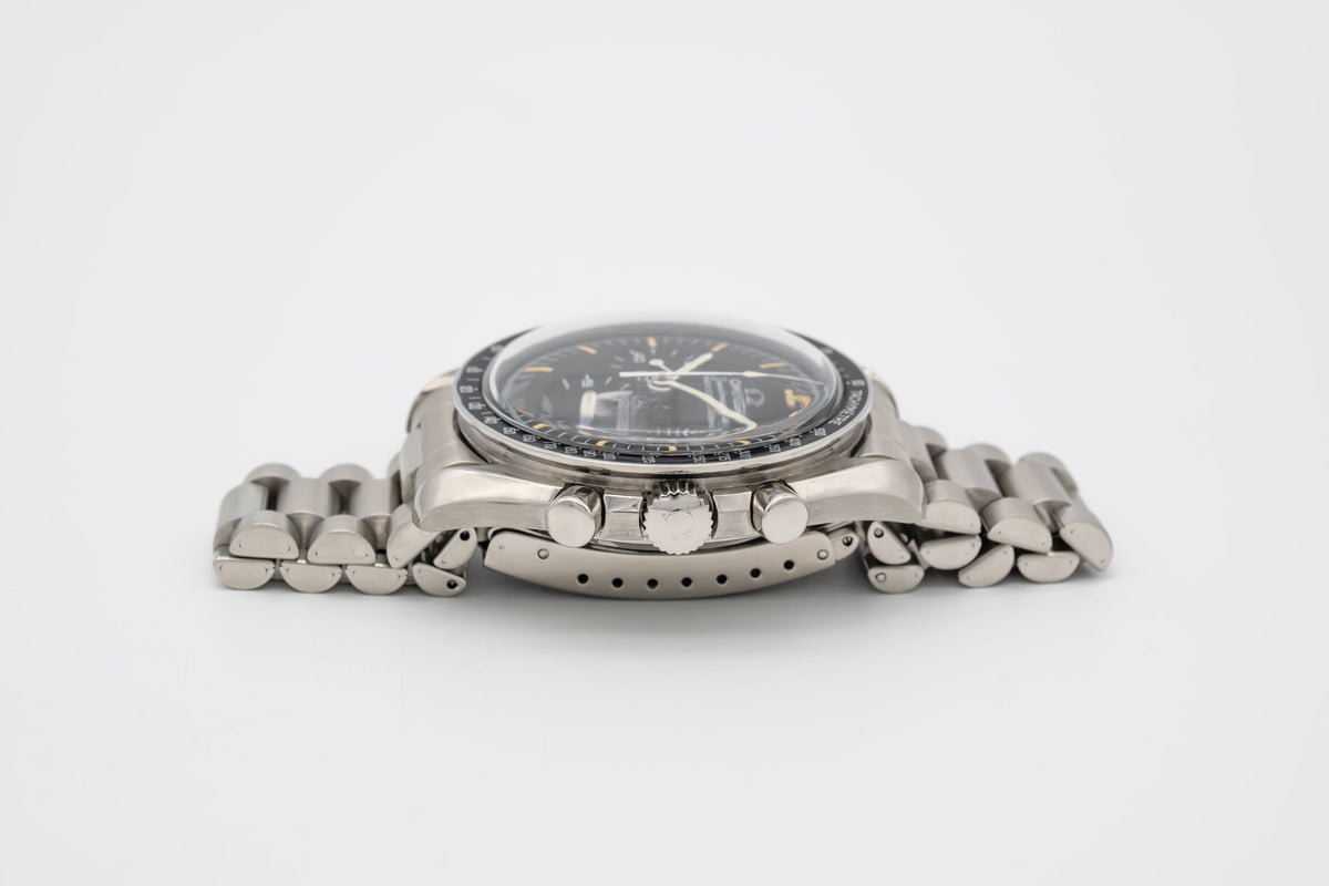 Omega Speedmaster Professional Moonwatch Rare Long S and R Stainless Steel Manual Winding 42mm