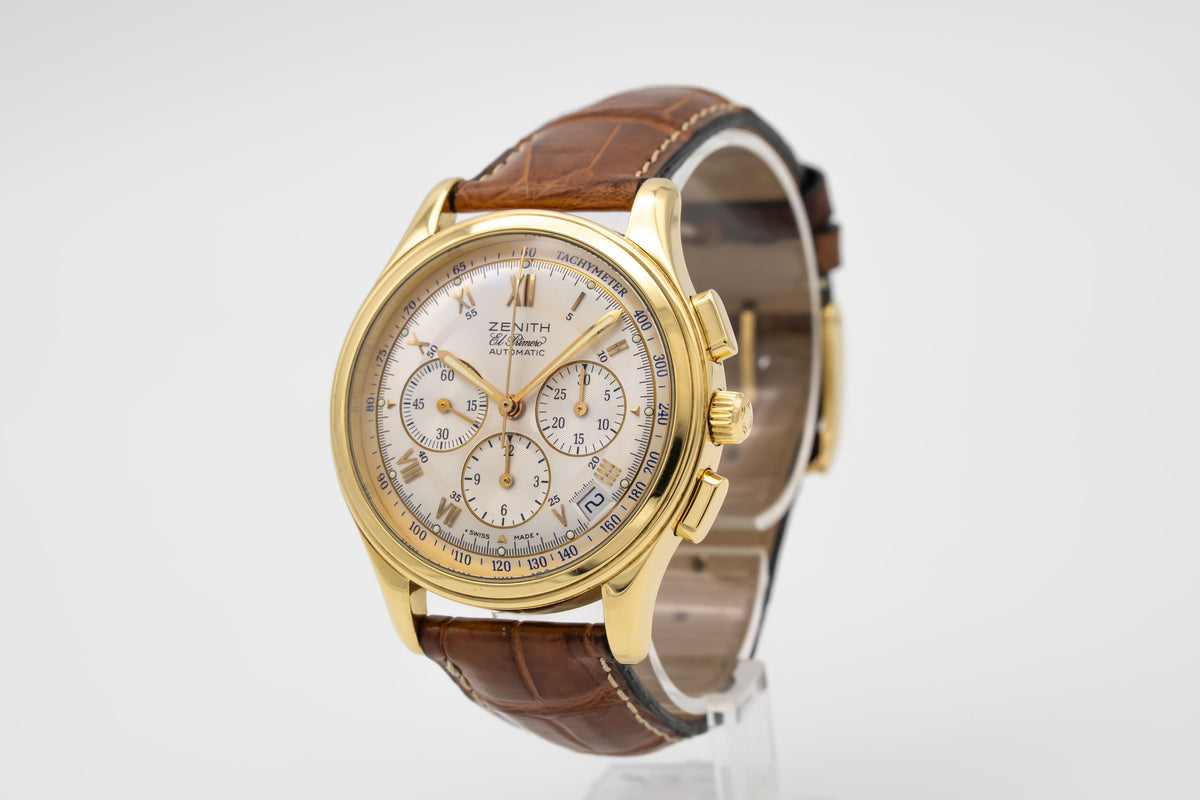 Zenith Prime 18 Karat Yellow Gold Manual Winding 38mm Yellow Gold 750