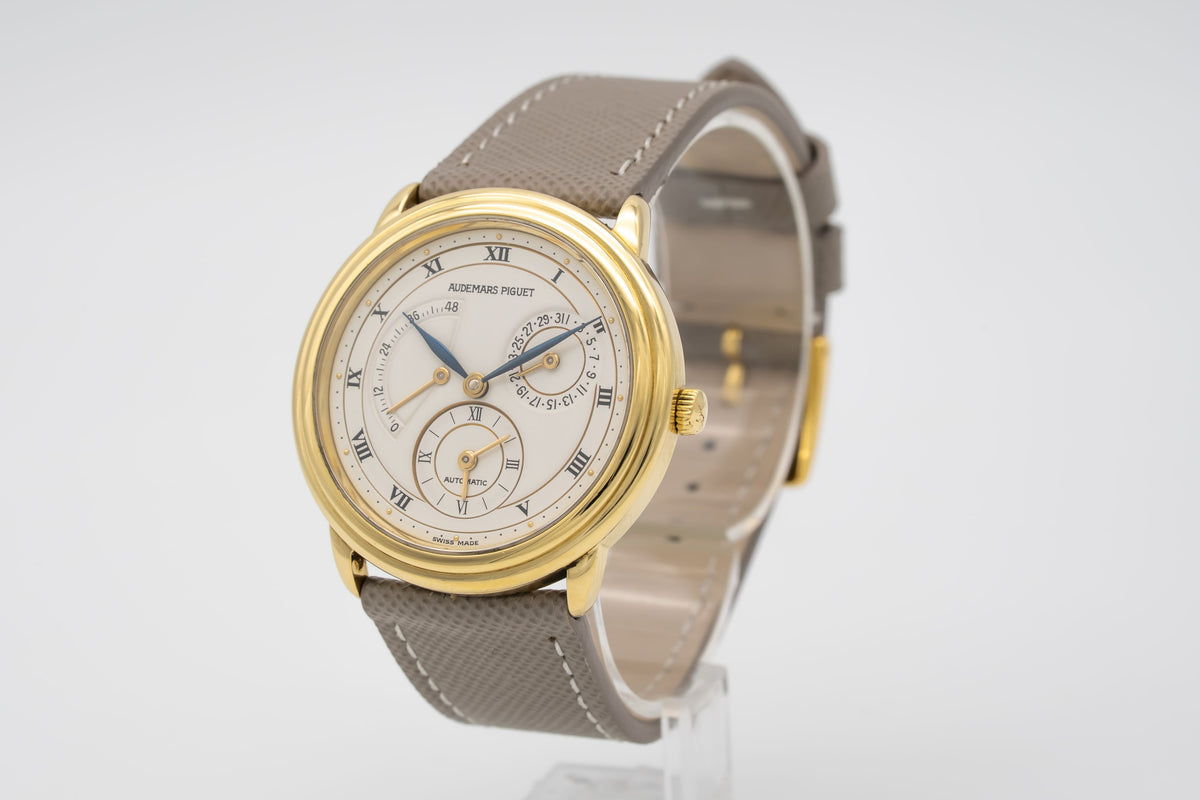 Audemars Piguet Jules Audemars 25685BA Dual Time Gelbgold 750 Automatik 36mm