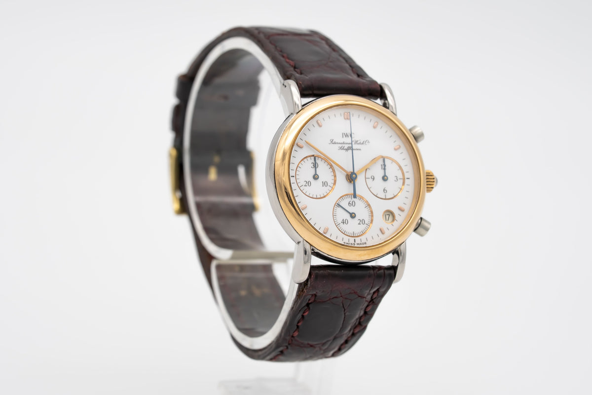 IWC Portofino Chronograph IW3730 Ladies Stahl Gelbgold 750 29mm