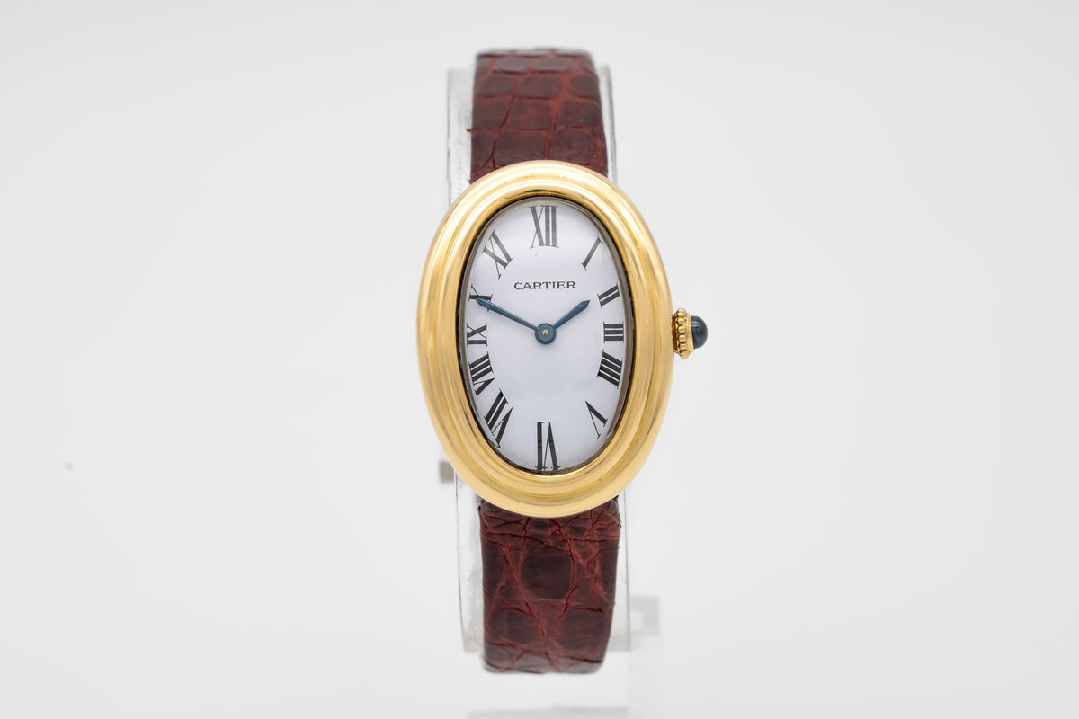 Cartier Baignoire 78094 Very Rare Ladies 18K Gold Manual Winding
