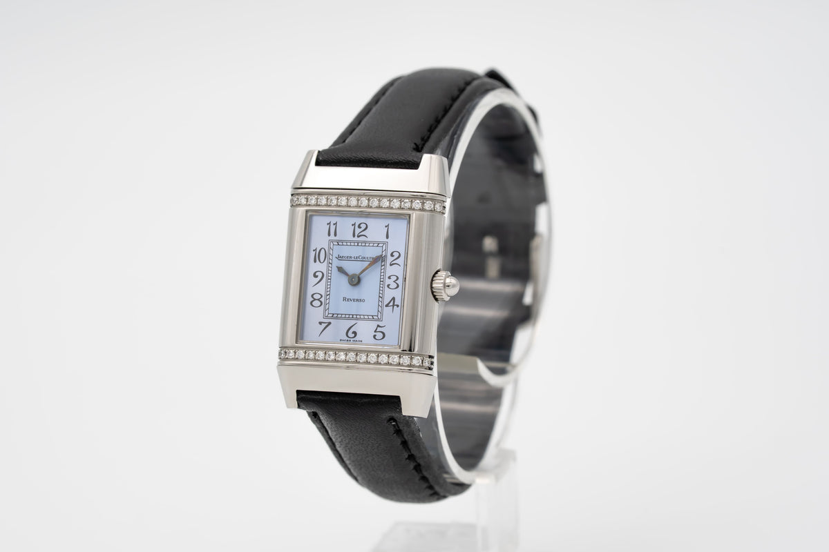 Jaeger-LeCoultre Reverso Lady 265.8.08 Factory Diamonds Stainless Steel