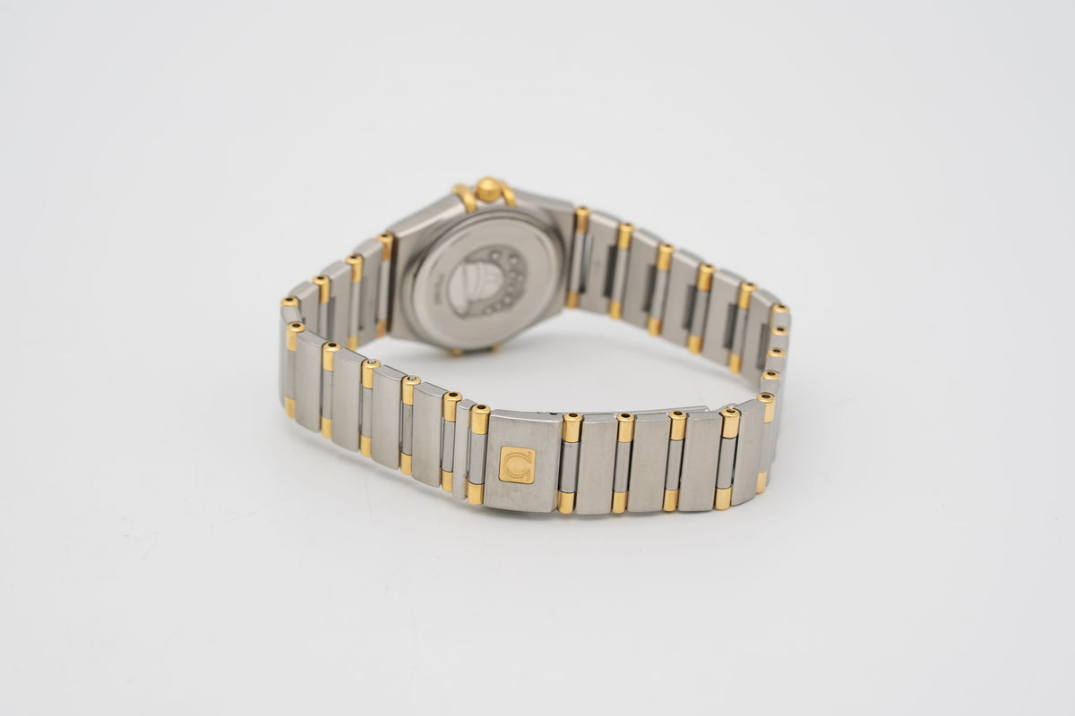 Omega Constellation Ladies Lady MOP Dial Stahl Gelbgold 750 22.5mm