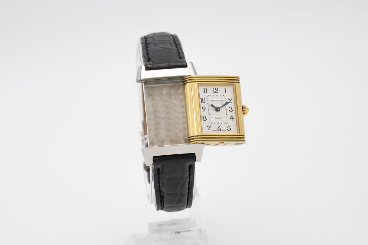 Jaeger-LeCoultre Reverso Duetto 266.5.44 MOP Fatory Diamonds Stahl Gelbold 750 Lady