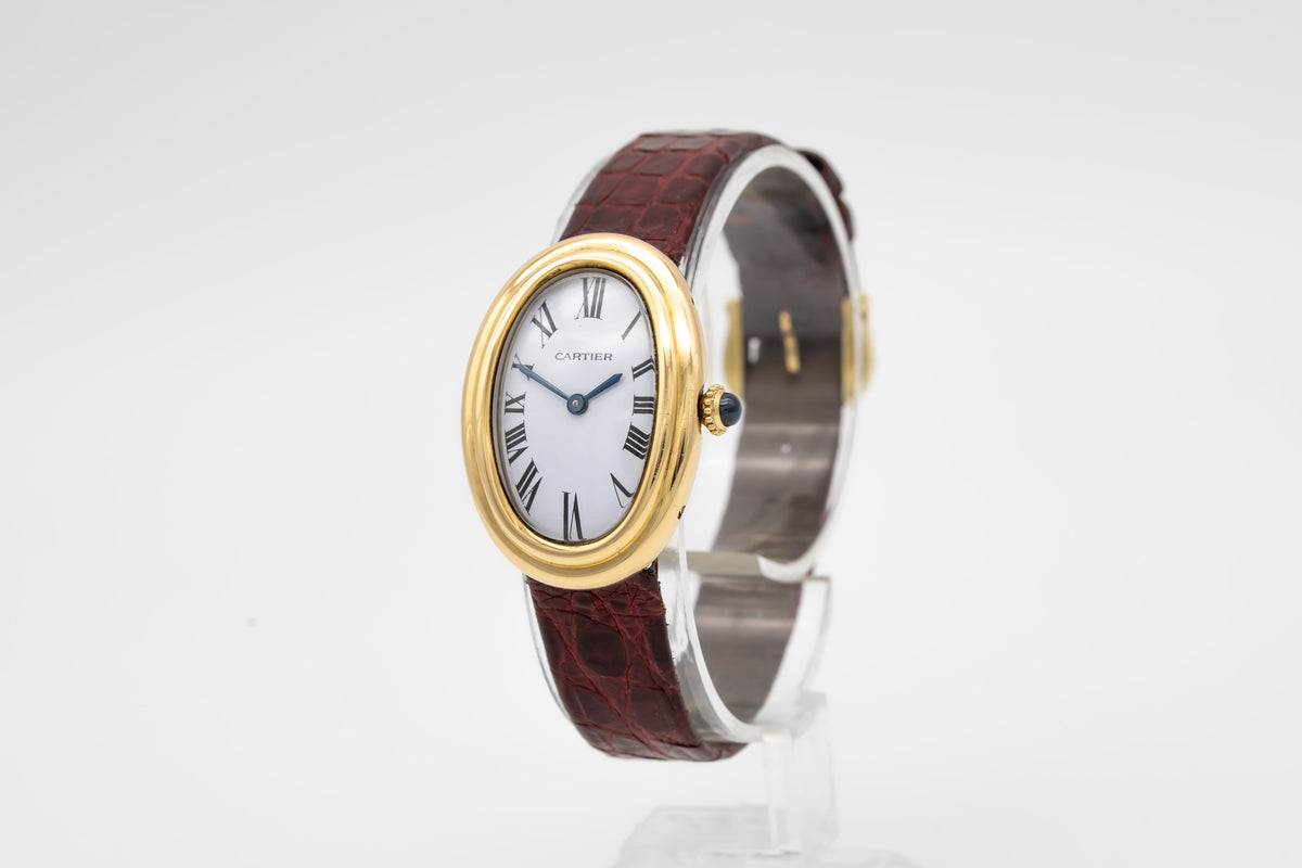 Cartier Baignoire 78094 Very Rare Ladies 18K Gold Manual Winding
