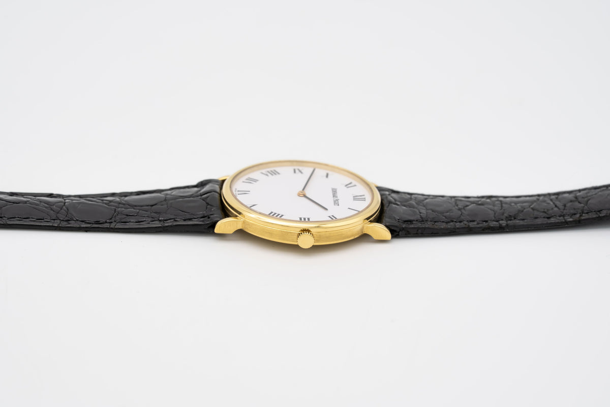 Audemars Piguet Classic 18K B&P Banque Cantonale Gelbgold 750 Manual Winding 32mm