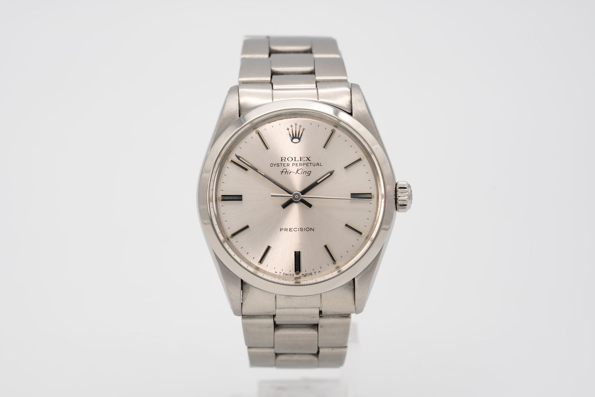 Rolex Air King 5500 Stainless Steel Automatic 34mm Papers