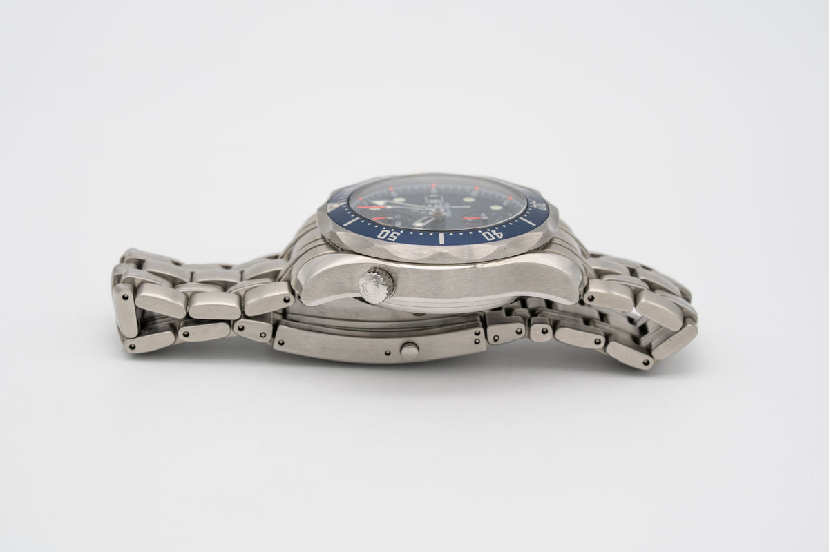 Omega Seamaster Diver 300 M 2599.80.00 Rare Non Polie Acier Automatique 41mm Papiers