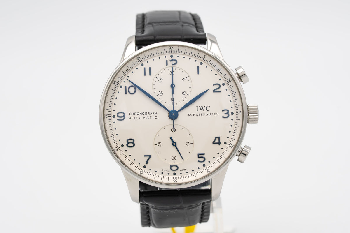 IWC Portugieser Chronograph IW371446 Portuguese Stahl Automatik 41mm Papers