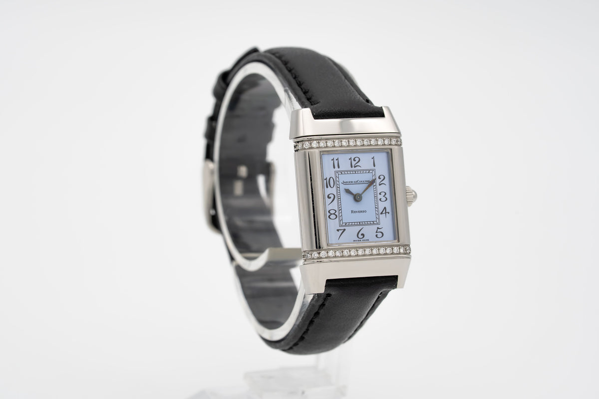 Jaeger-LeCoultre Reverso Lady 265.8.08 Factory Diamonds Stainless Steel