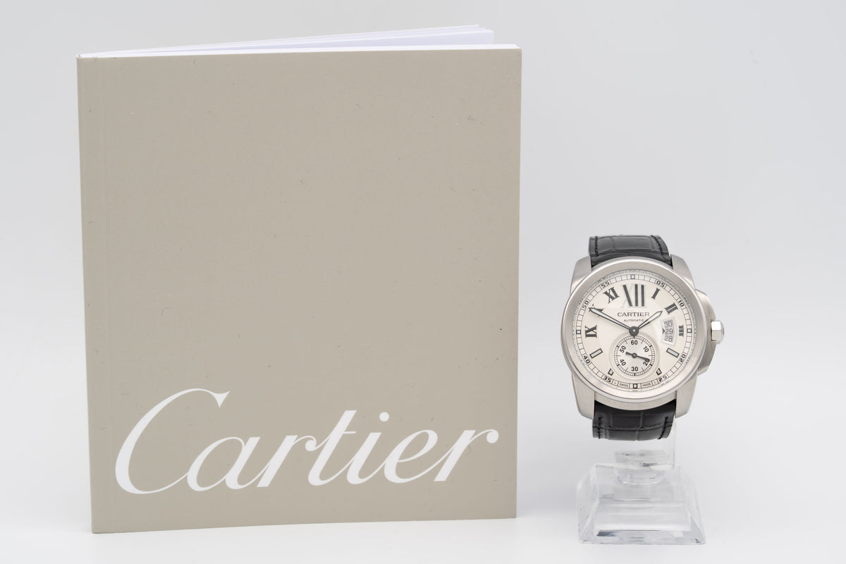 Cartier Calibre de Cartier 3389 Stainless Steel Automatic 42mm Papers