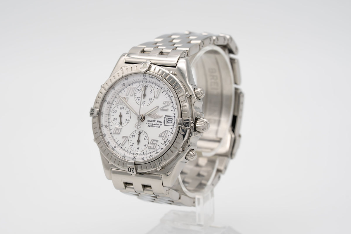 Breitling Blackbird Chronomat A13350 Stahl Automatik 40mm Papers