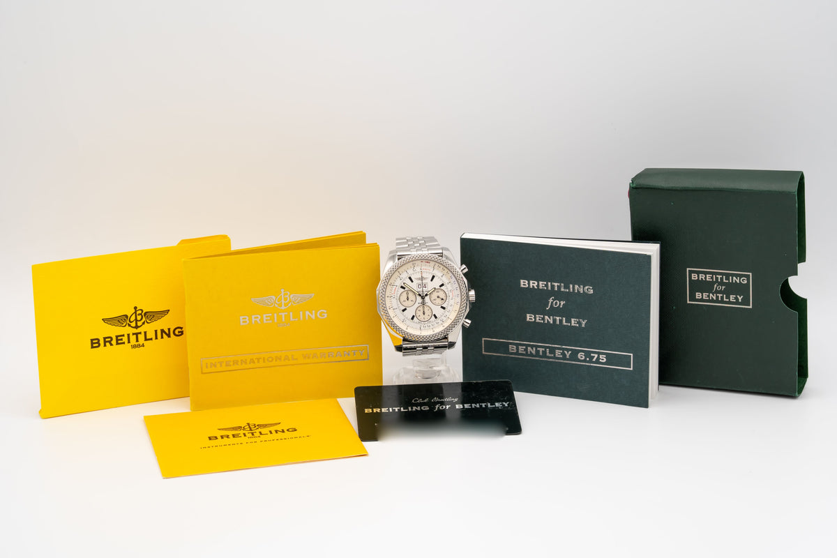 Breitling Bentley 6.75 A44364 Stainless Steel Automatic 49mm Papers