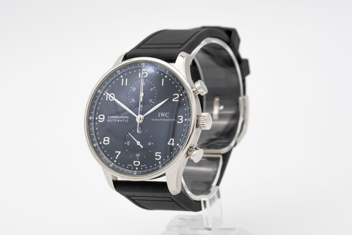 IWC Portugieser Chronograph IW371447 Portuguese Stahl Automatik 41mm Papers