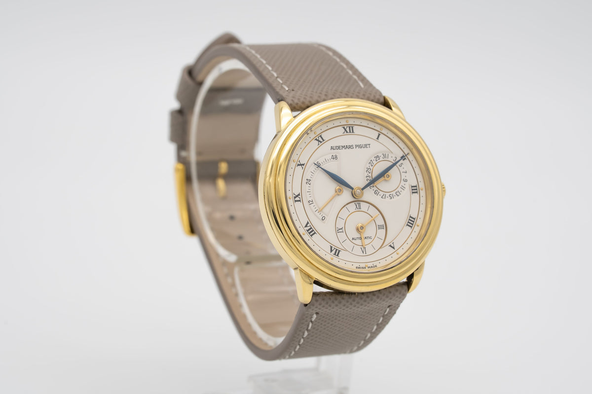 Audemars Piguet Jules Audemars 25685BA Dual Time Gelbgold 750 Automatik 36mm